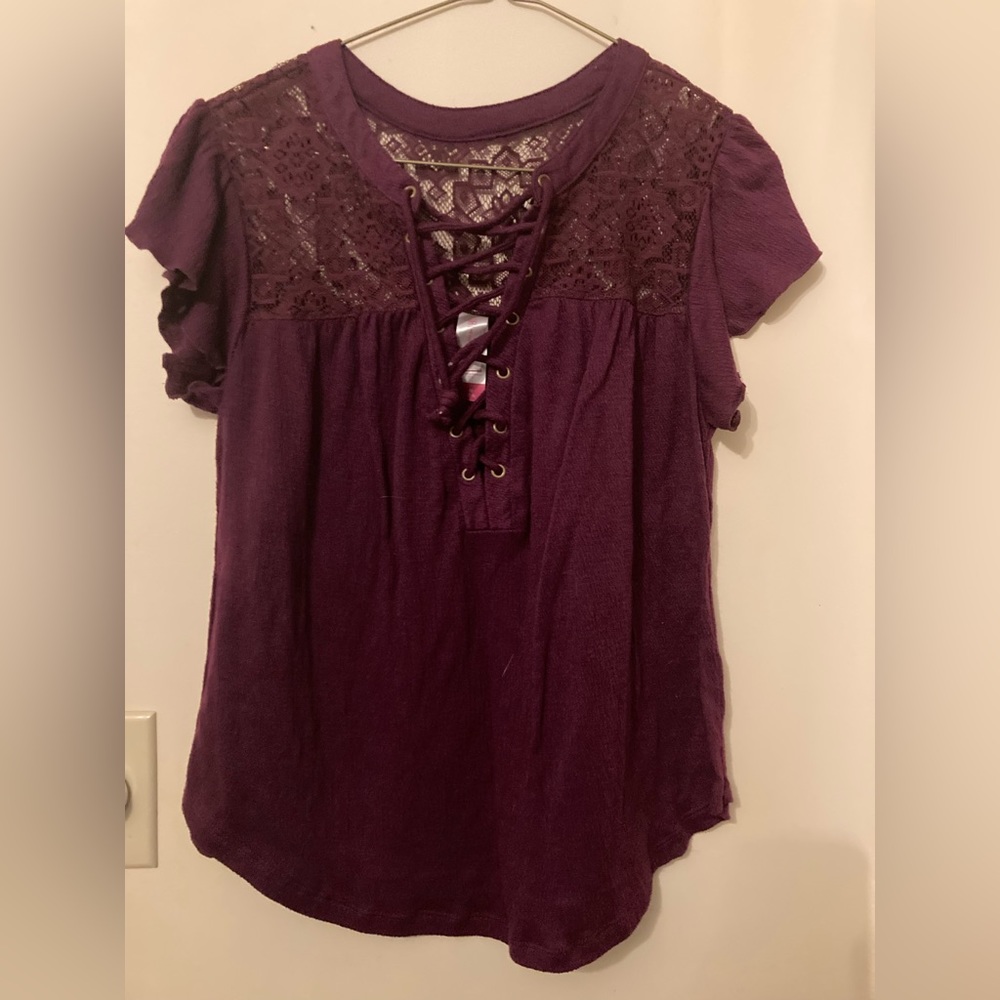 Purple shirt